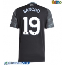 Maglie da calcio Aston Villa Jadon Sancho #19 Seconda Maglia 2025-26 Manica Corta